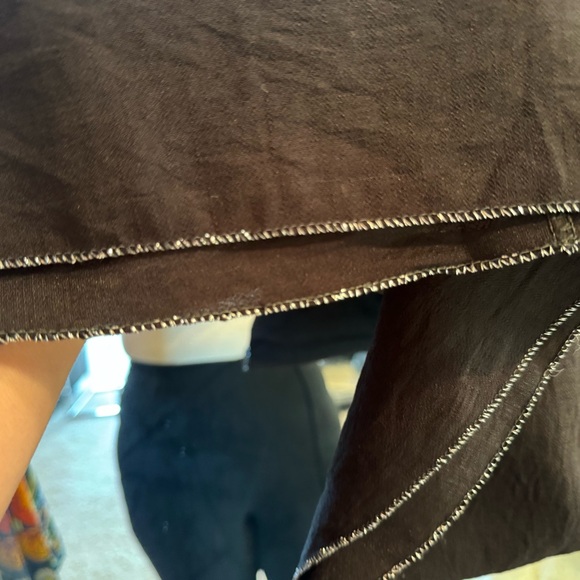 Italian Linen Silver Stitch Top, Made In Italy - Picture 7 of 8